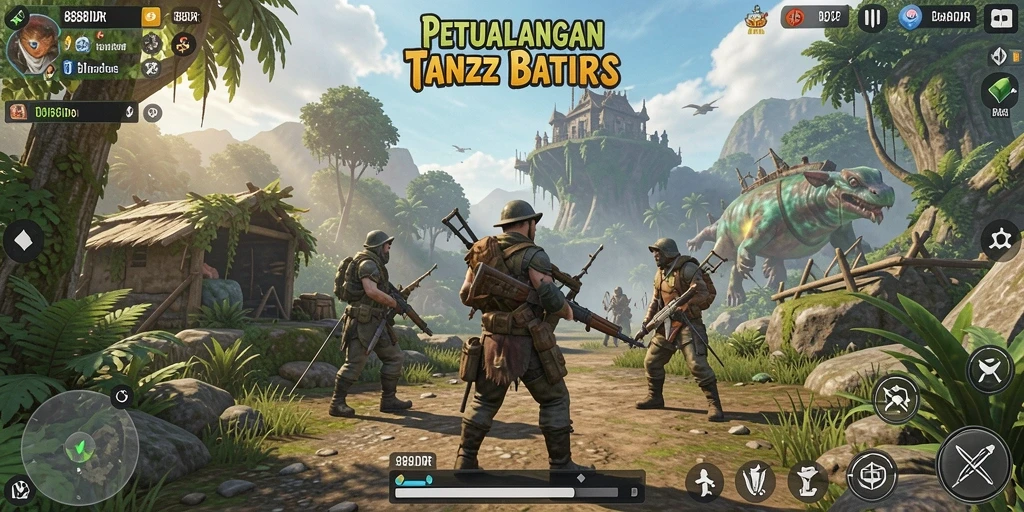 Tangkapan layar utama 888IDR menampilkan pengalaman gameplay Open World yang mendalam.