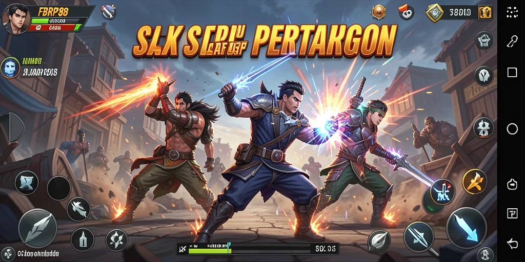 Tangkapan layar utama dari gameplay FBRP88 yang penuh aksi.