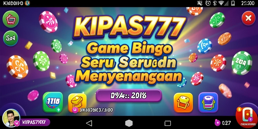 Tampilan gameplay KIPAS777 yang seru dan interaktif dalam bermain Bingo.